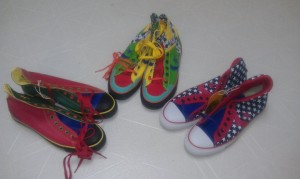 Custom designed shoes from Converse