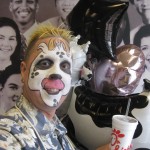 Mike at Chick-Fil-A on Cow Appreciation Day